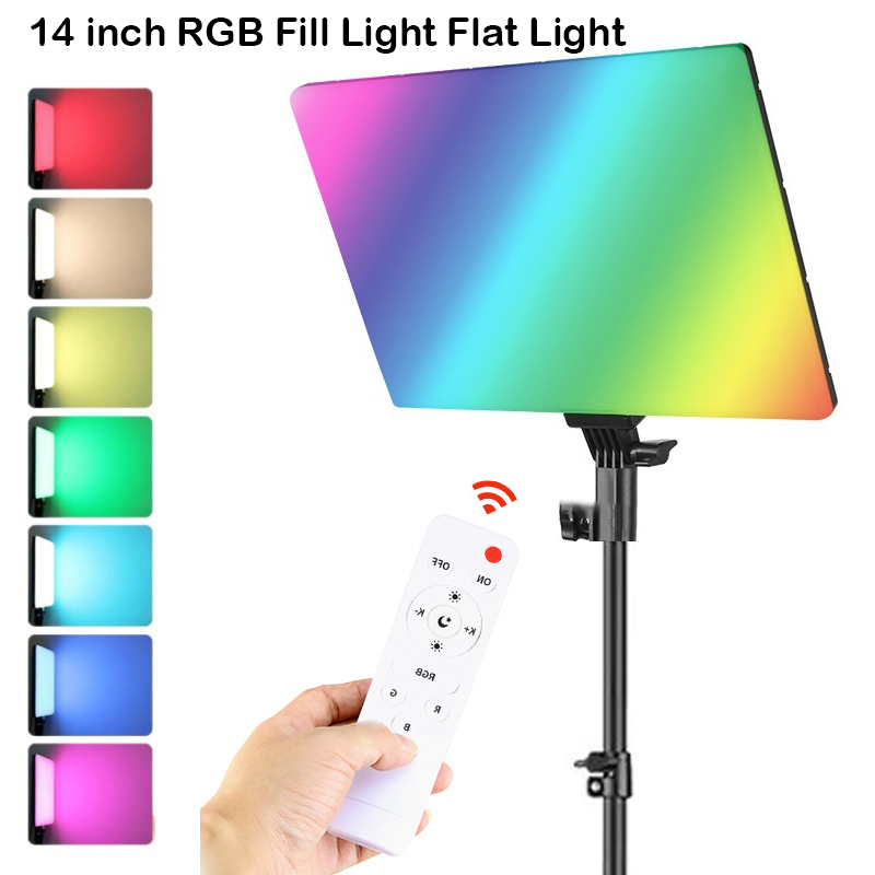 Photography Lighting Uk - RGB 14 ''Lampu Video LED Remote