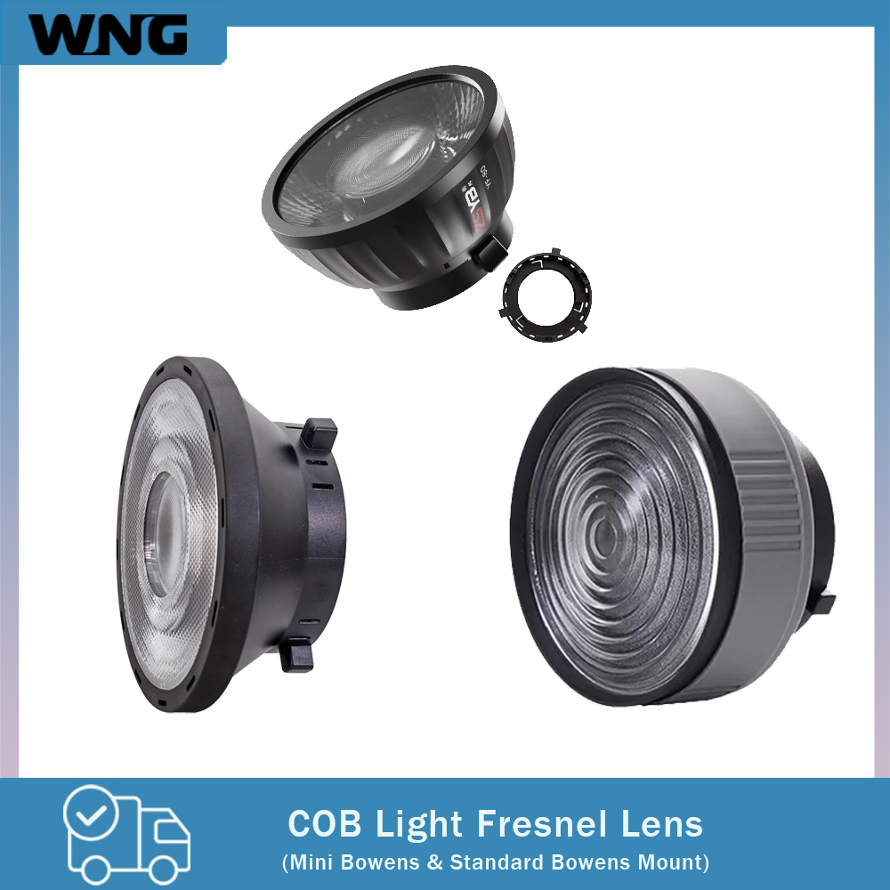 Photography Lighting For Products - Lensa Fresnel 15-55 Derajat dengan Fokus