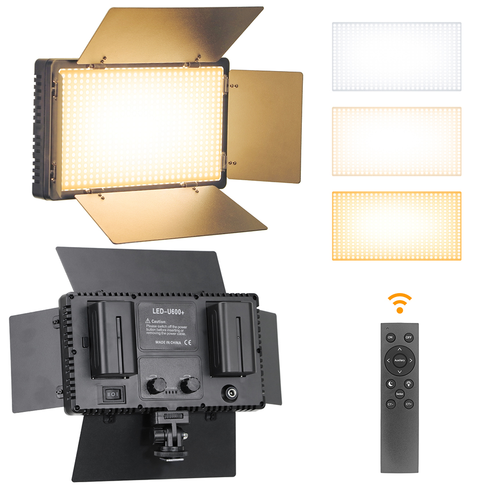 Photography Lighting Uk - U800 600 LED Kit Lampu Panel