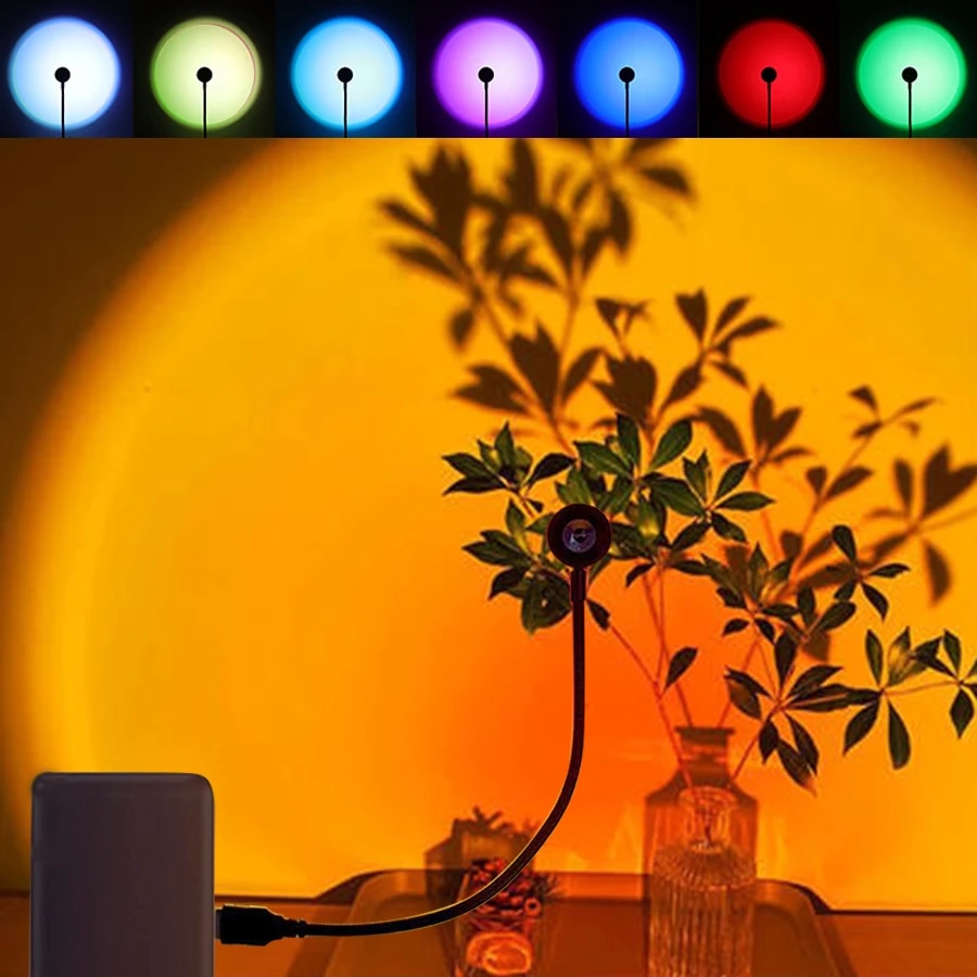 Photography Lighting Wall - MeeToo lampu Led proyektor USB suasana