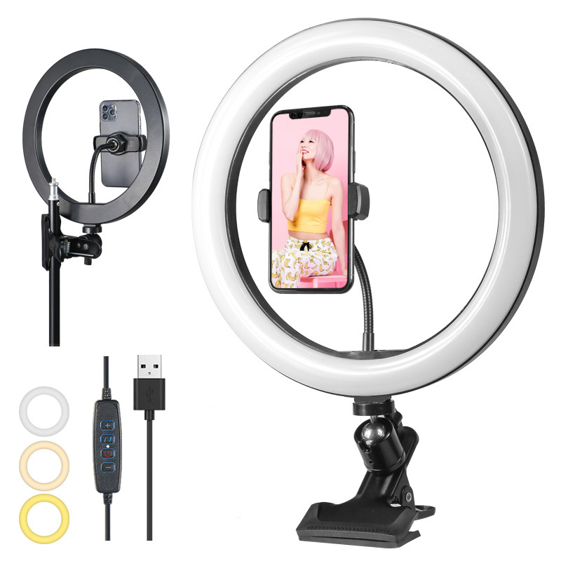 Photography Lighting Wall - Lampu Ring Led dapat diredupkan 26cm