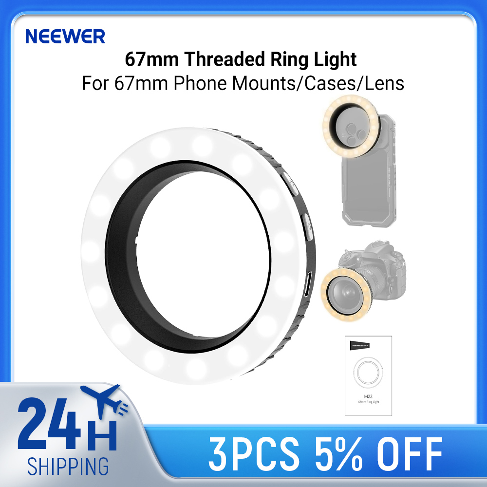 Photography Lighting Overhead - Ring Light NEEWER Basics 67mm Berulir