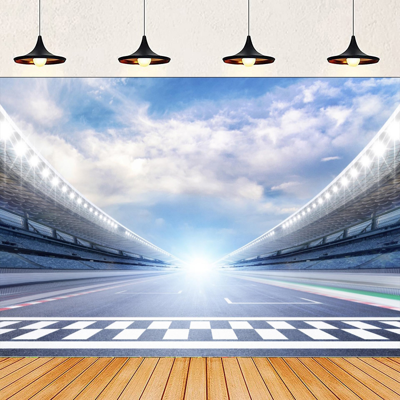 Photography Lighting Background - Latar Belakang Fotografi Mobil Balap Garis
