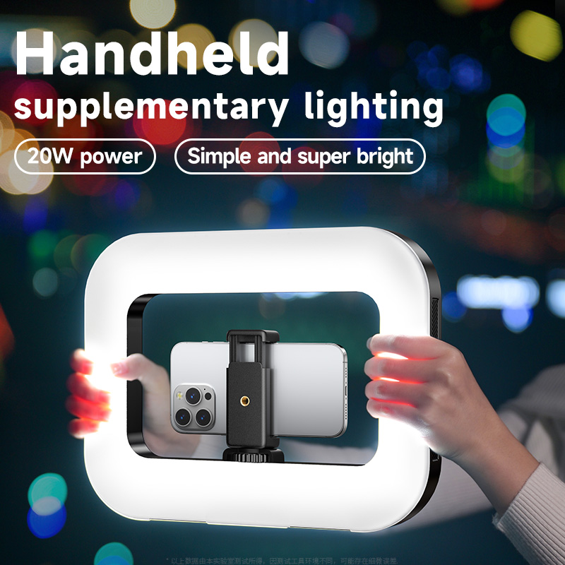 Photography Lighting Overhead - Peredupan Lampu Cincin LED Isi Ulang