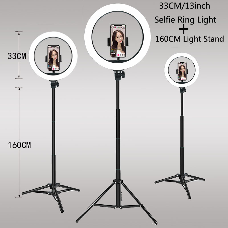 Photography Lighting Overhead - Lampu Ring LED 26 33CM dengan