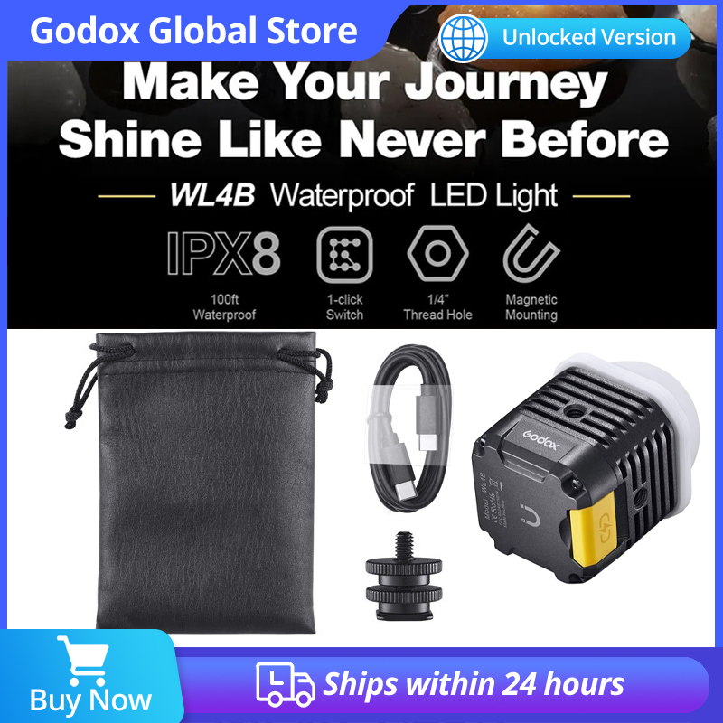 Photography Lighting App - Godox WL4B 5600K Lampu LED Tahan