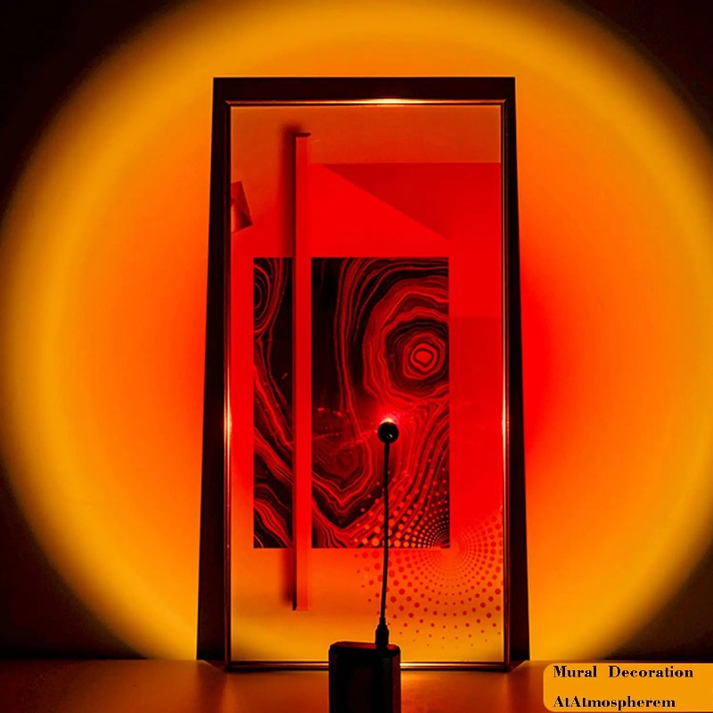 Lampu Proyeksi Matahari Terben - Photography Lighting Wall ulasan dan harga