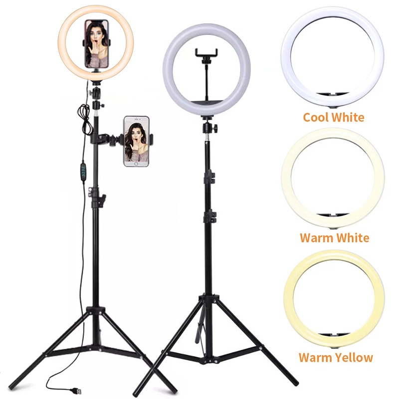 Lampu Cincin Selfie LED 6/10/1 - Photography Lighting Overhead ulasan dan harga