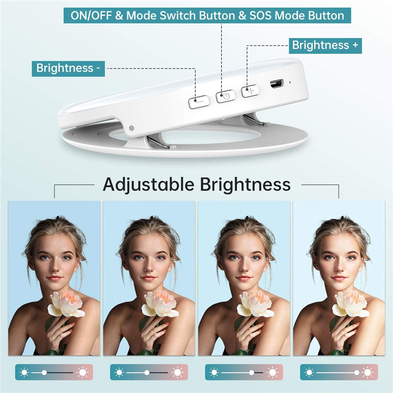 Lampu klip LED portabel, lampu - Photography Lighting Overhead ulasan dan harga