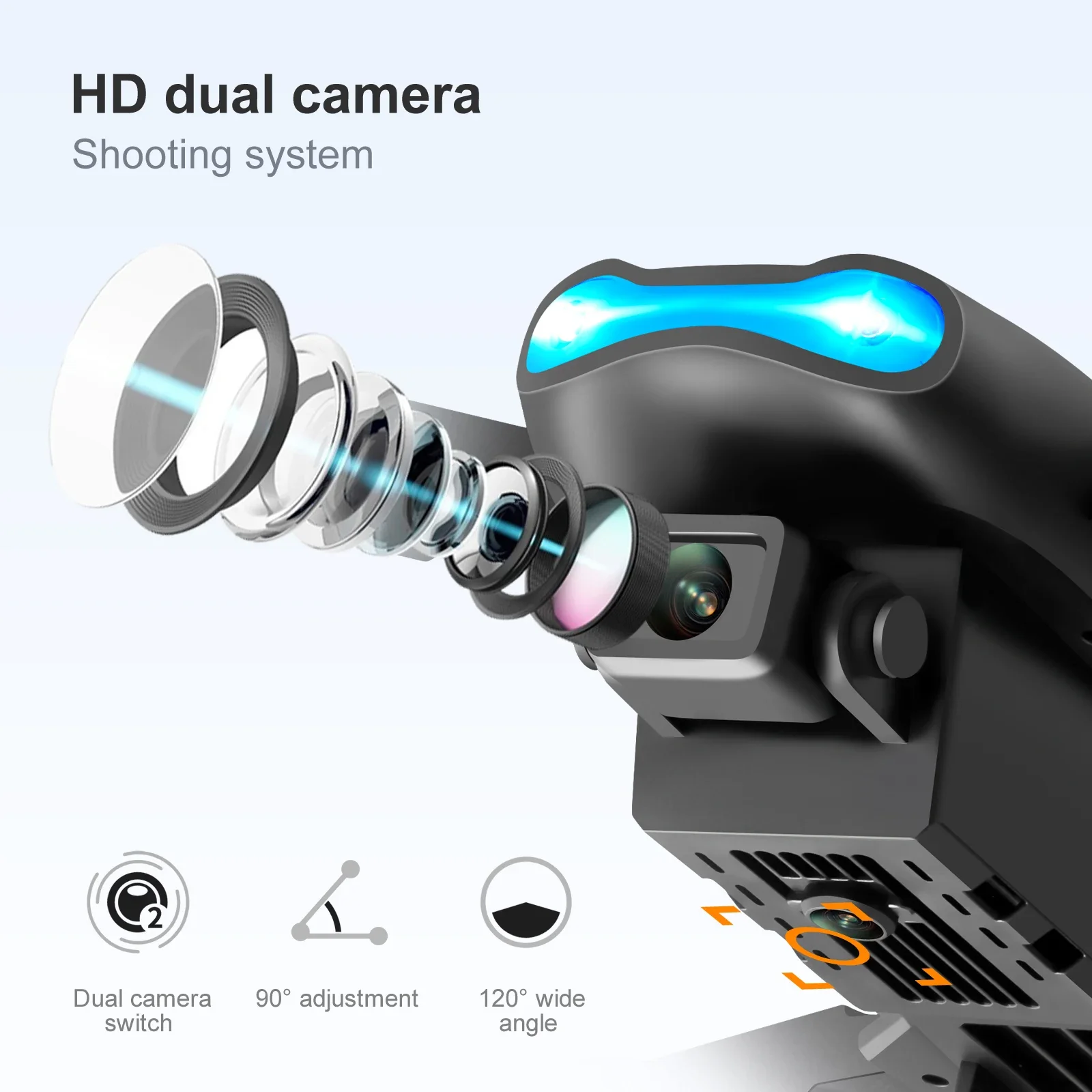 Drone K3 E99PRO dengan Kamera  - Photography Lighting App ulasan dan harga
