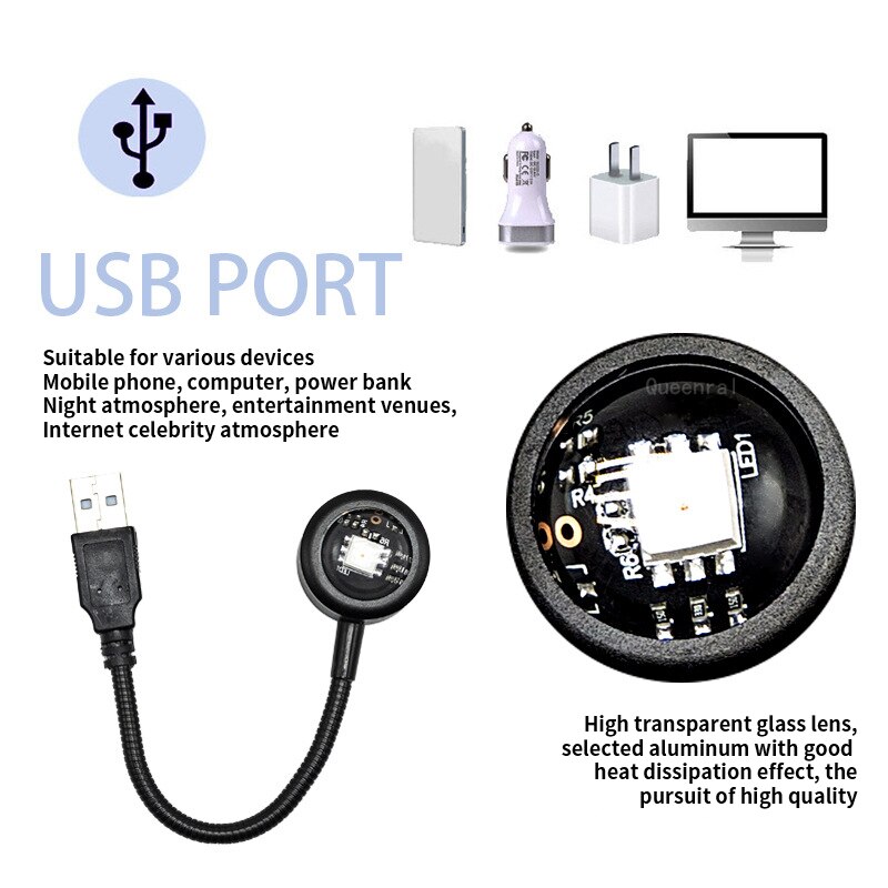 Lampu USB Gradien Warna-warni  - Photography Lighting Background ulasan dan harga