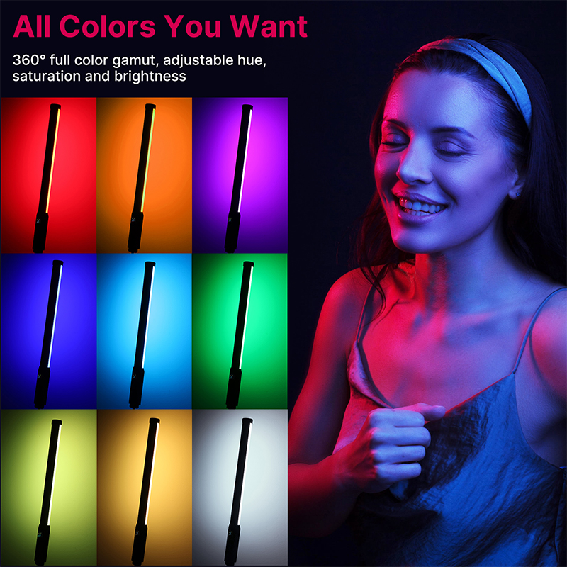 Ulanzi VL119 Lampu Stik Warna- - Photography Lighting Uk ulasan dan harga