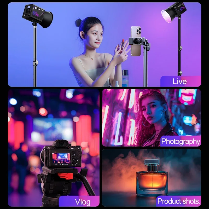 Lampu Video RGB Lampu Studio F - Photography Lighting Uk ulasan dan harga