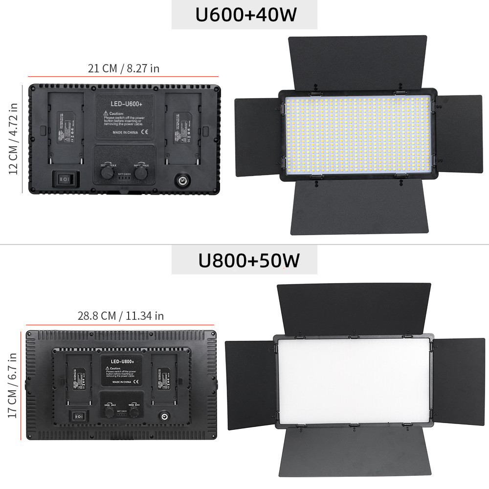 U800 600 LED Kit Lampu Panel V - Photography Lighting Uk ulasan dan harga