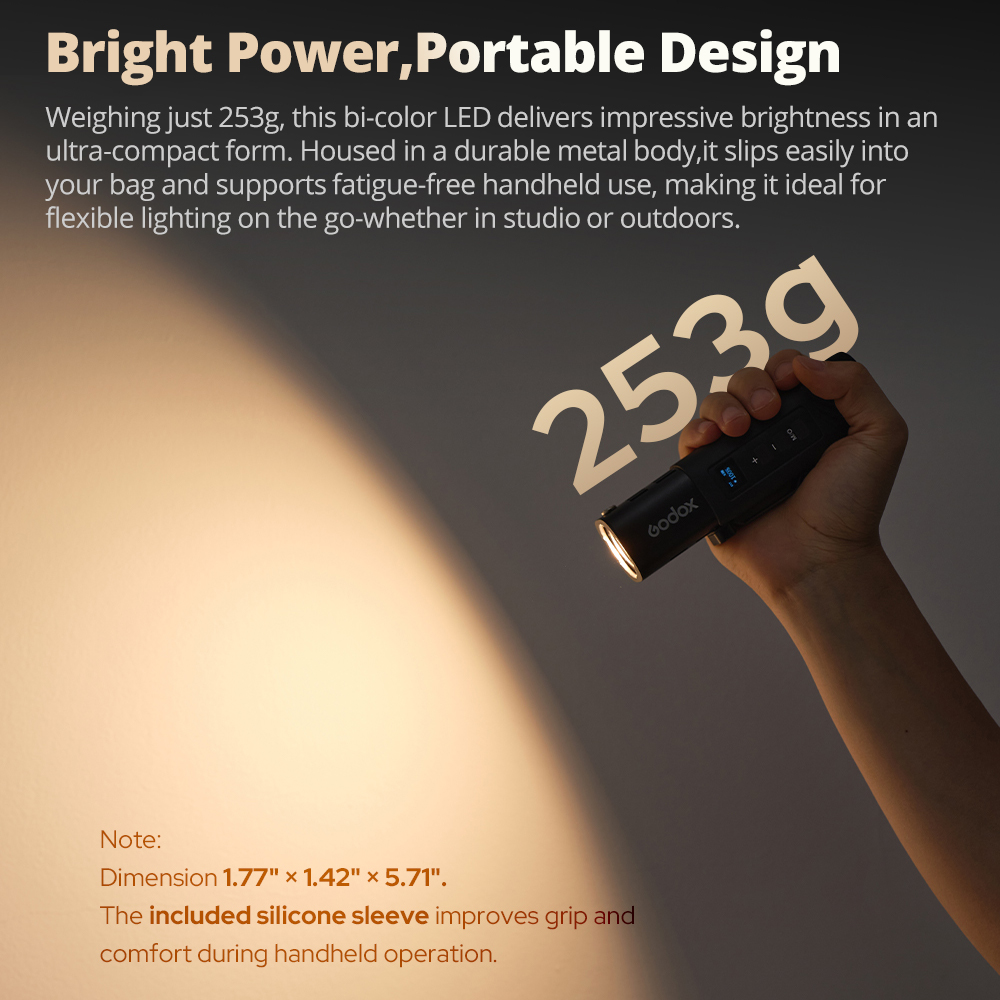 Lampu Video LED Bi-Color Godox - Photography Lighting Uk ulasan dan harga