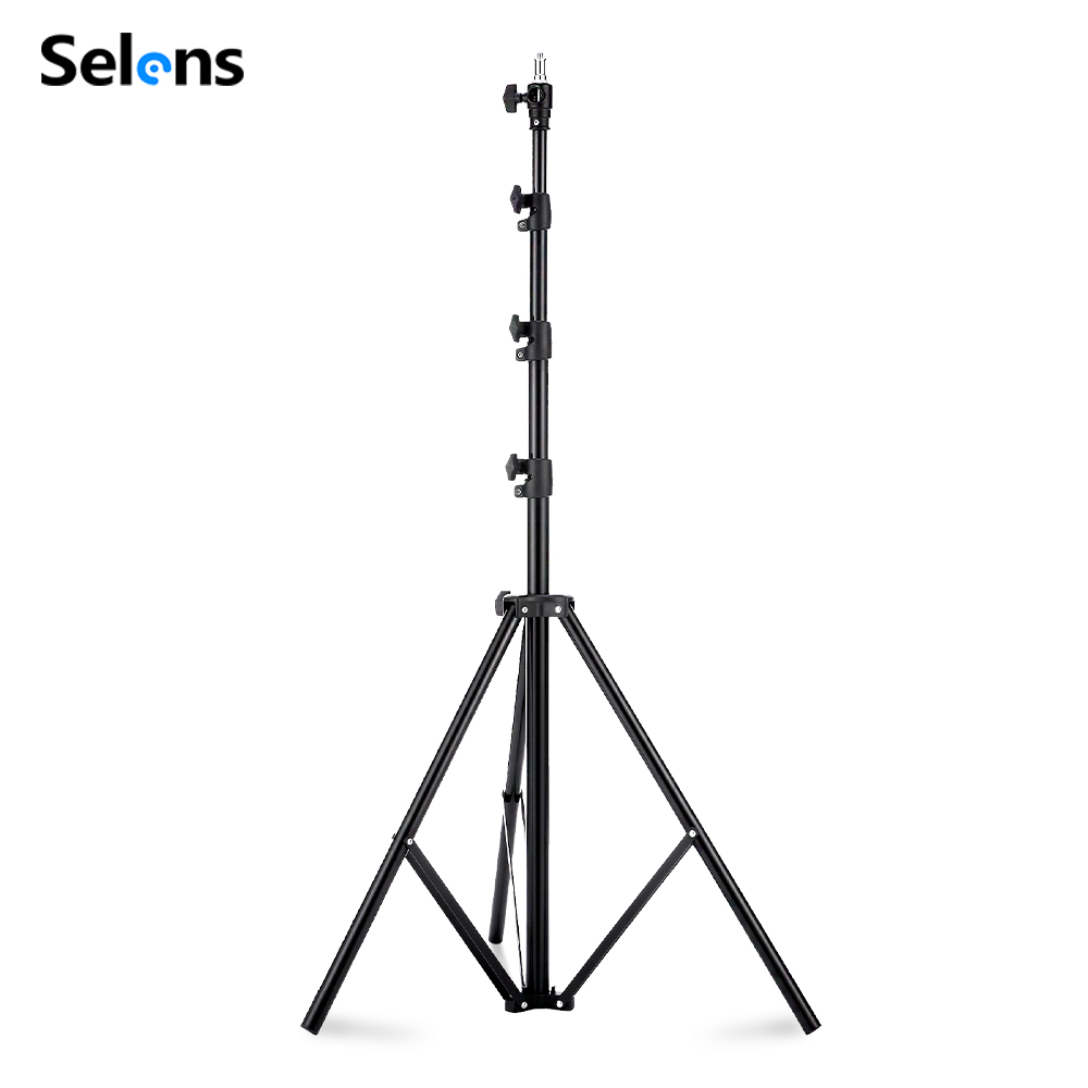 Statif Lampu Selens 2.2~3.95m  - Photography Lighting Softbox ulasan dan harga