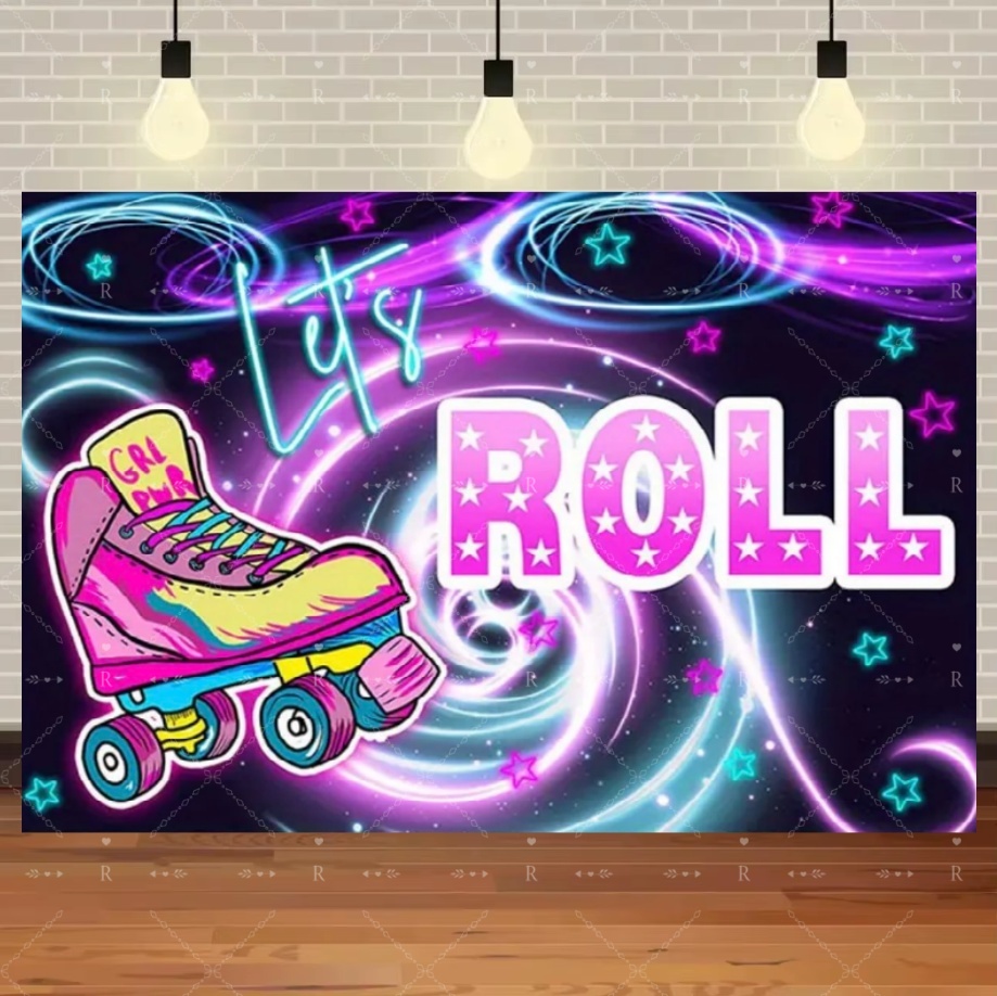 Sepatu Roller Skating Tema Sep - Photography Lighting Background ulasan dan harga