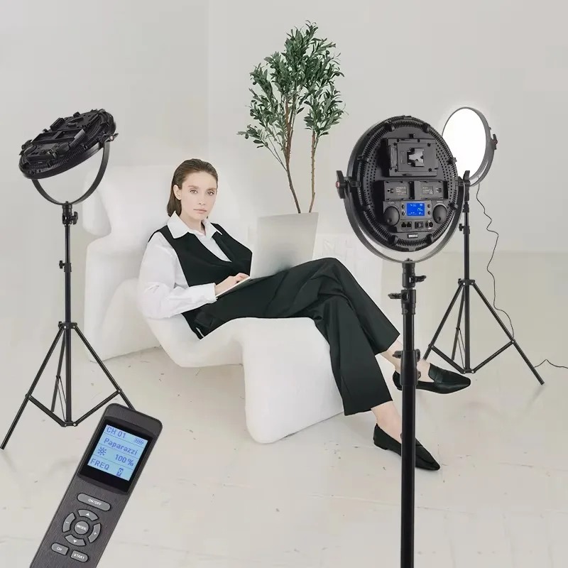 Lampu Panel LED Bulat 12 inci  - Photography Lighting App ulasan dan harga