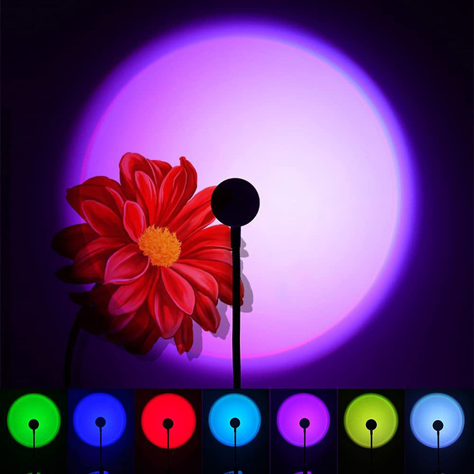 1x USB Lampu Matahari Terbenam - Photography Lighting Wall ulasan dan harga