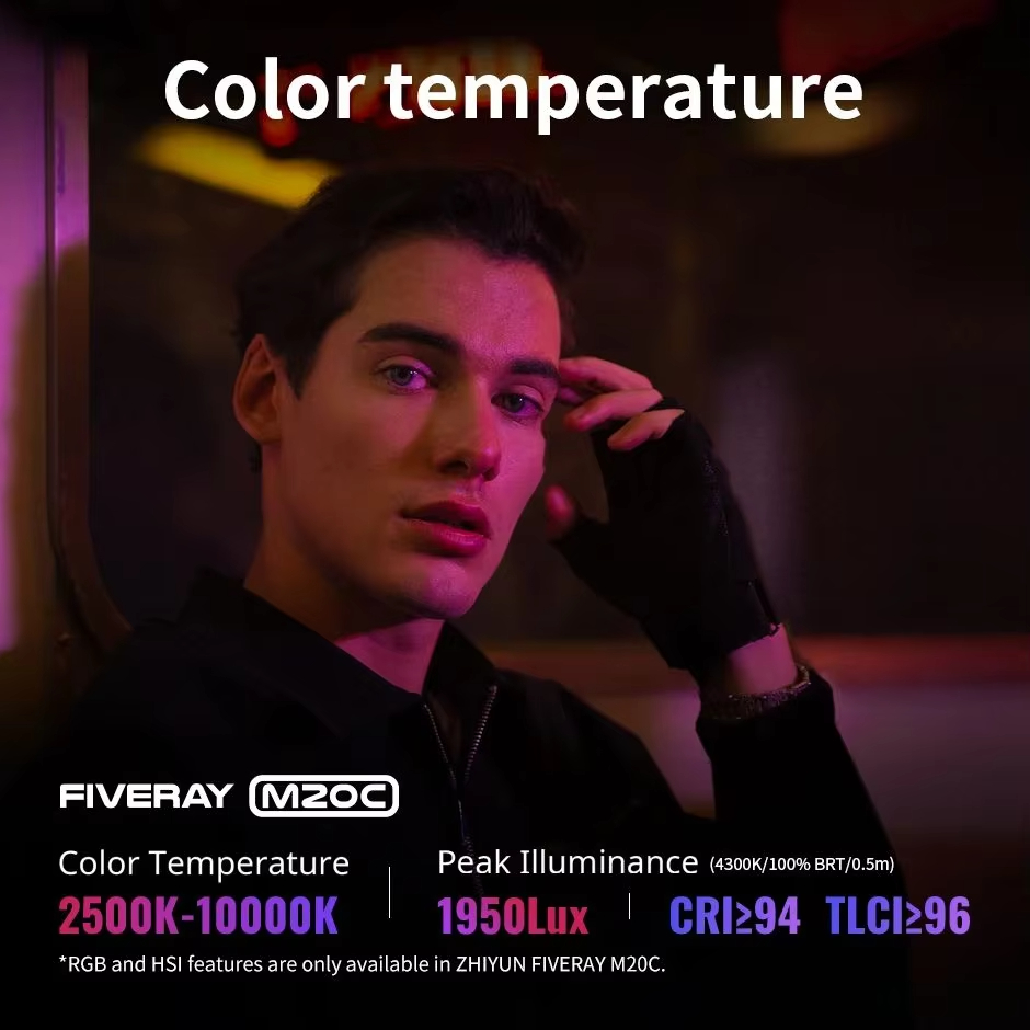 ZHIYUN FIVERAY M20C RGB M20 La - Photography Lighting App ulasan dan harga