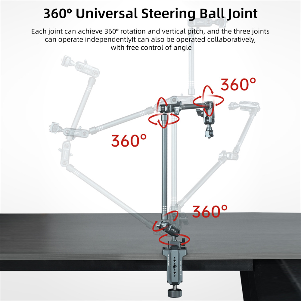 LEAPLIGHT Magic Arm W Clamp, L - Photography Lighting Overhead ulasan dan harga