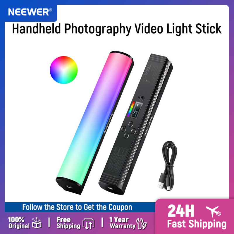 Tongkat Lampu RGB NEEWER denga - Photography Lighting App ulasan dan harga