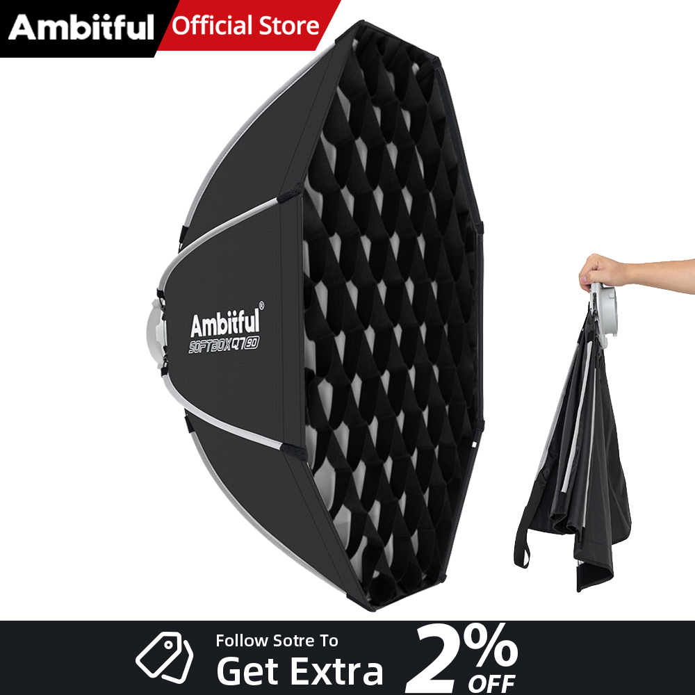 AMBITFUL Q7II 55/65/90cm Bowen - Photography Lighting Softbox ulasan dan harga