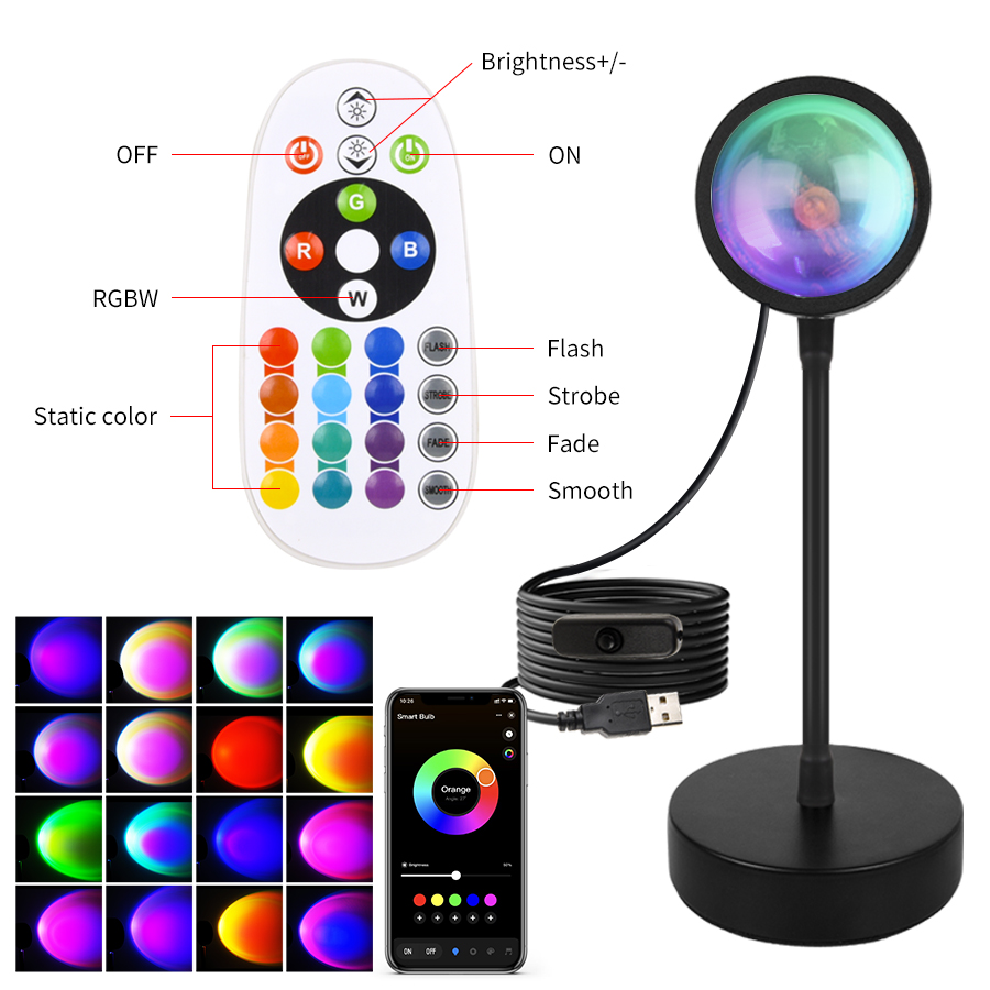 Lampu matahari terbenam pintar - Photography Lighting App ulasan dan harga