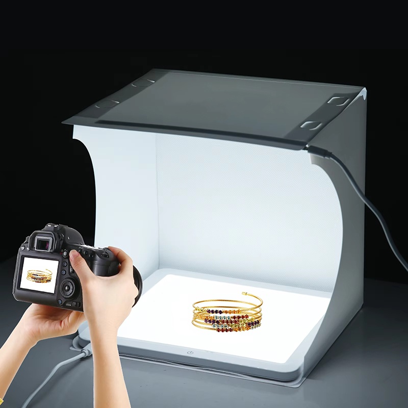 Kotak Foto Portabel 20cm, Stud - Photography Lighting Softbox ulasan dan harga