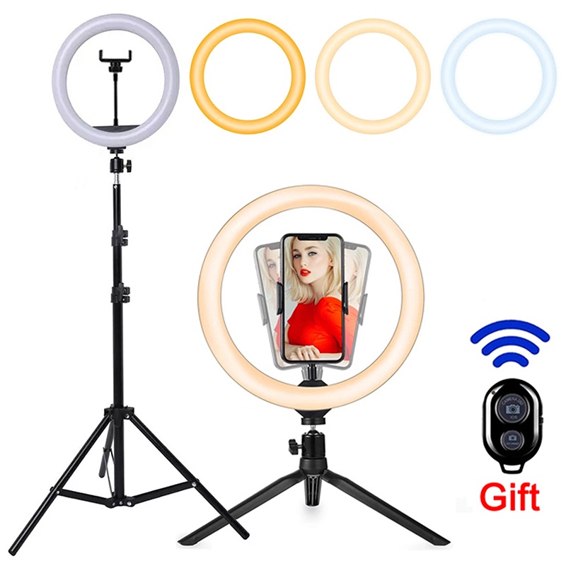 Lampu Cincin Selfie LED 16/26/ - Photography Lighting Overhead ulasan dan harga