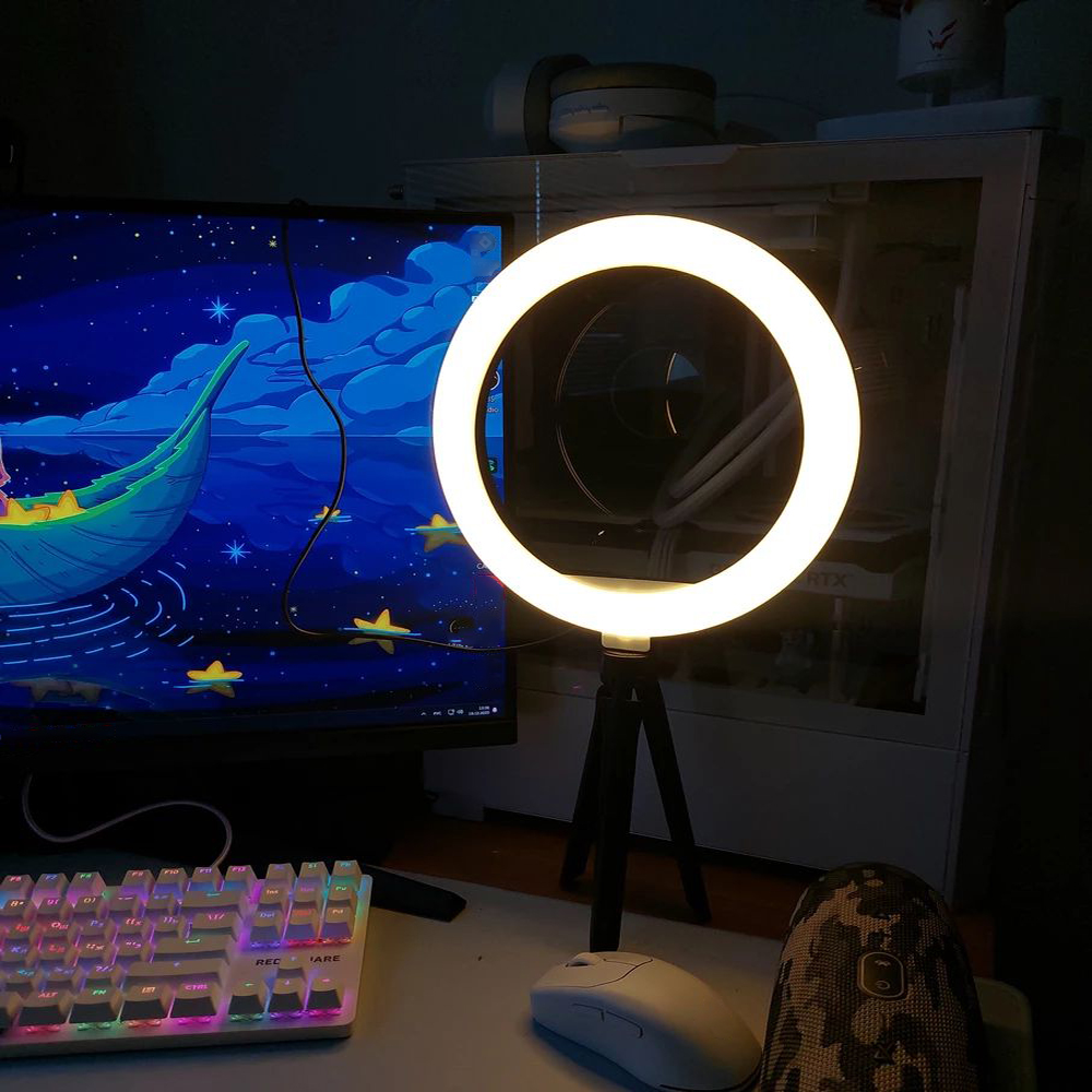 Lampu tembak 26 cm cincin lamp - Photography Lighting Patterns ulasan dan harga