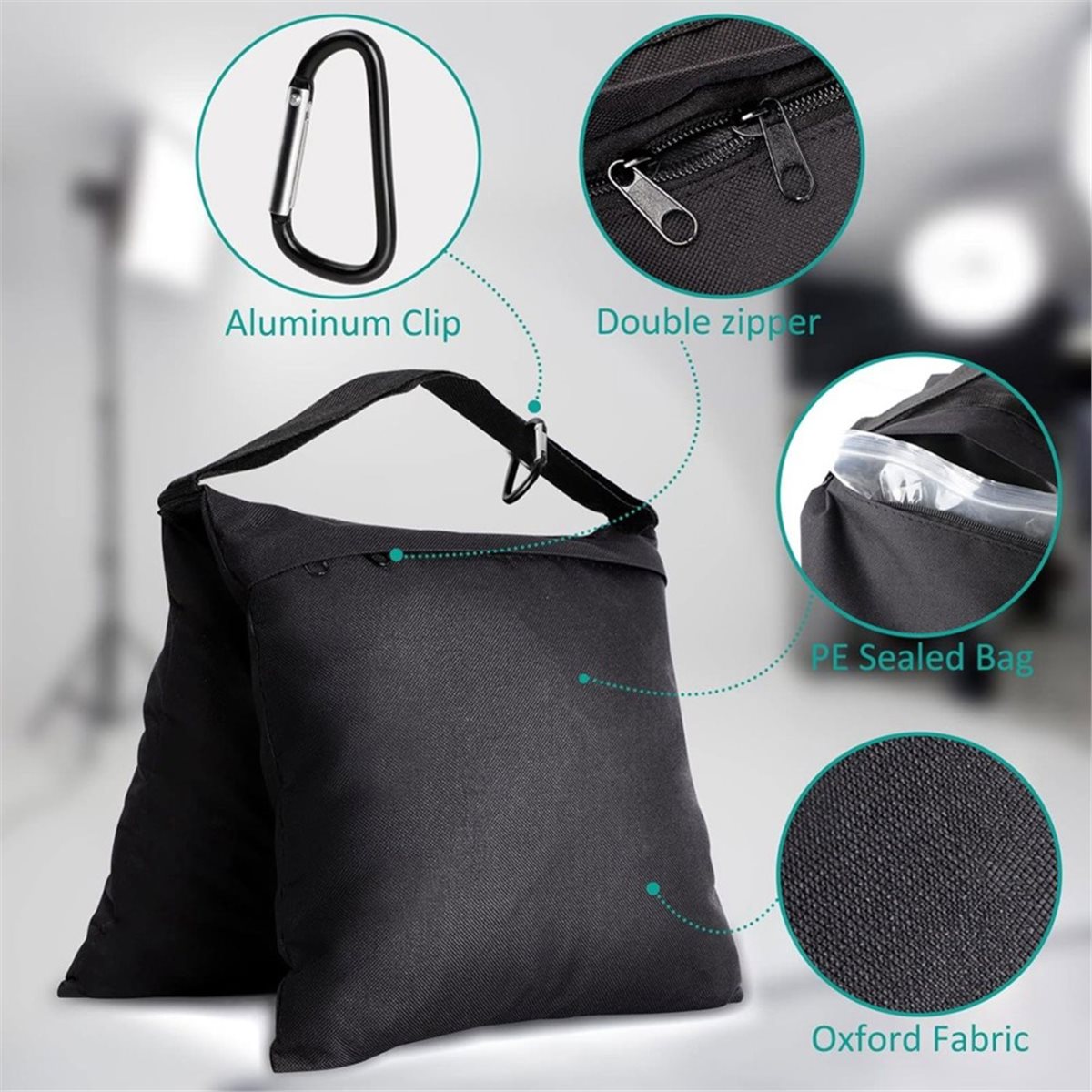 8 Paket Kantong Pasir untuk Pe - Photography Lighting Weight Bags ulasan dan harga