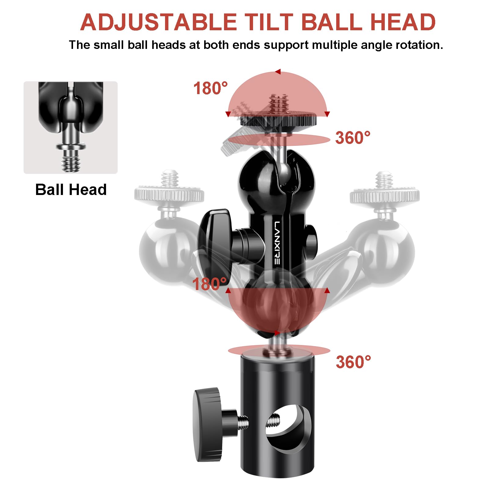 Adaptor Mount Light Stand Lanx - Photography Lighting Rig ulasan dan harga