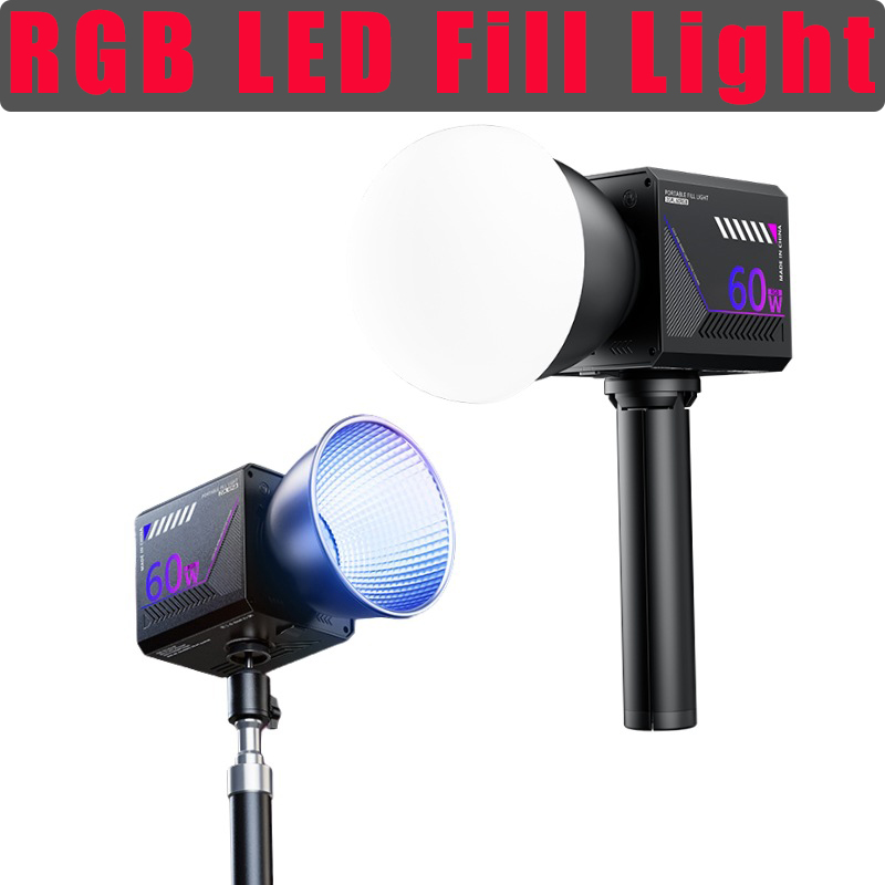 Lampu Video RGB 60W Portabel L - Photography Lighting For Products ulasan dan harga