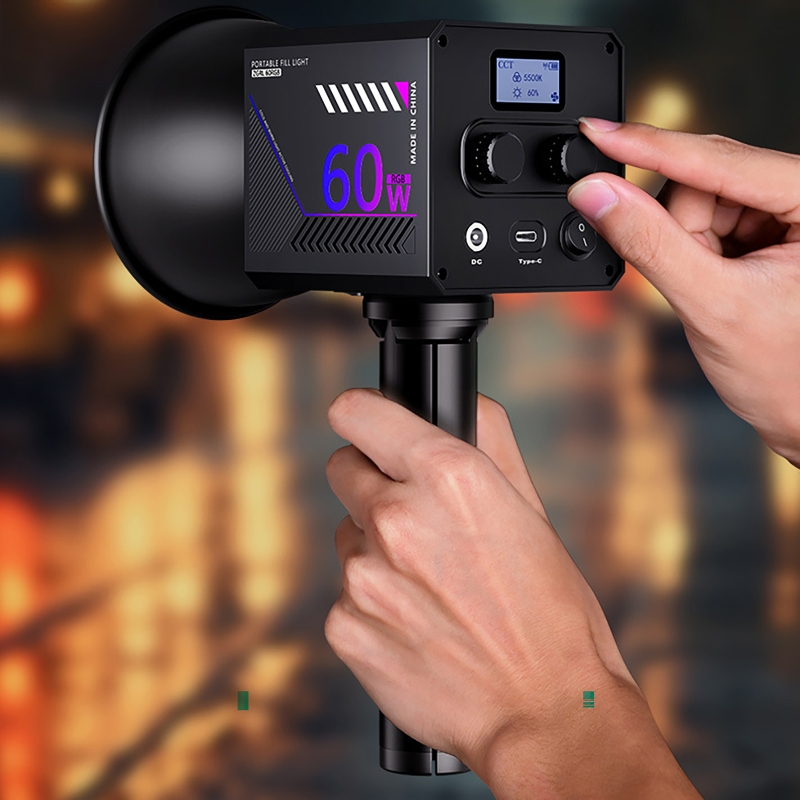 Lampu Video RGB 60W Portabel L - Photography Lighting For Products ulasan dan harga