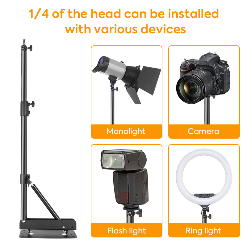 Braket lampu fotografi 53.9 in - Photography Lighting Softbox ulasan dan harga