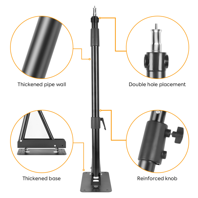 Braket lampu fotografi 53.9 in - Photography Lighting Softbox ulasan dan harga