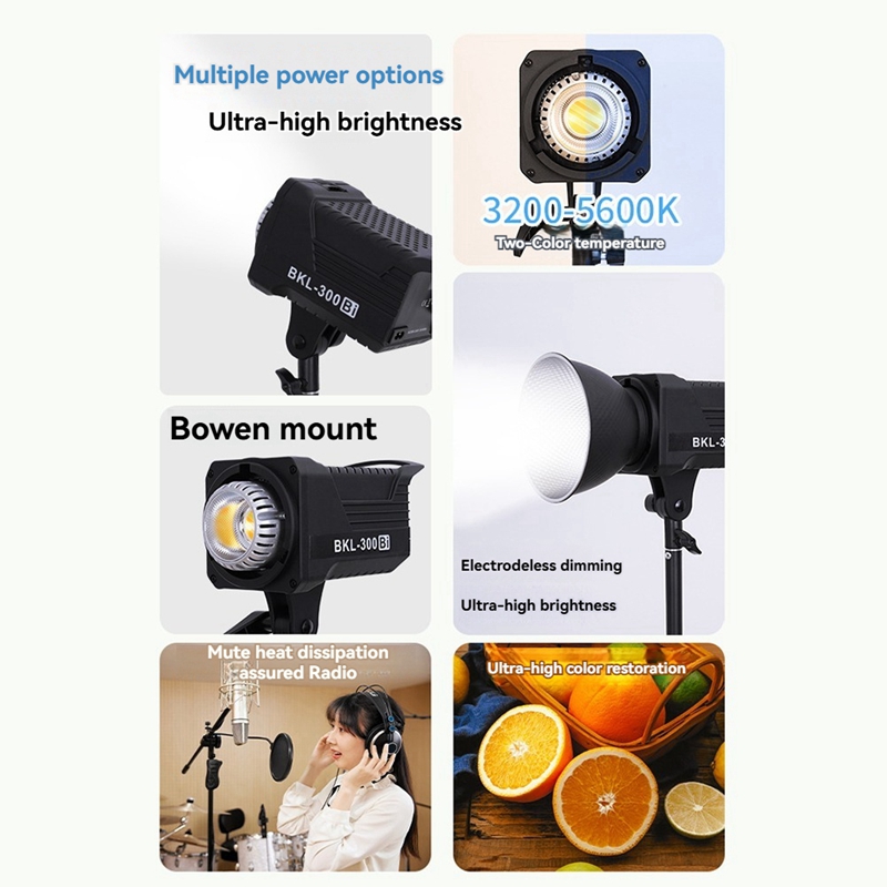 Lampu Video LED Bi 300W, Penca - Photography Lighting Devices ulasan dan harga