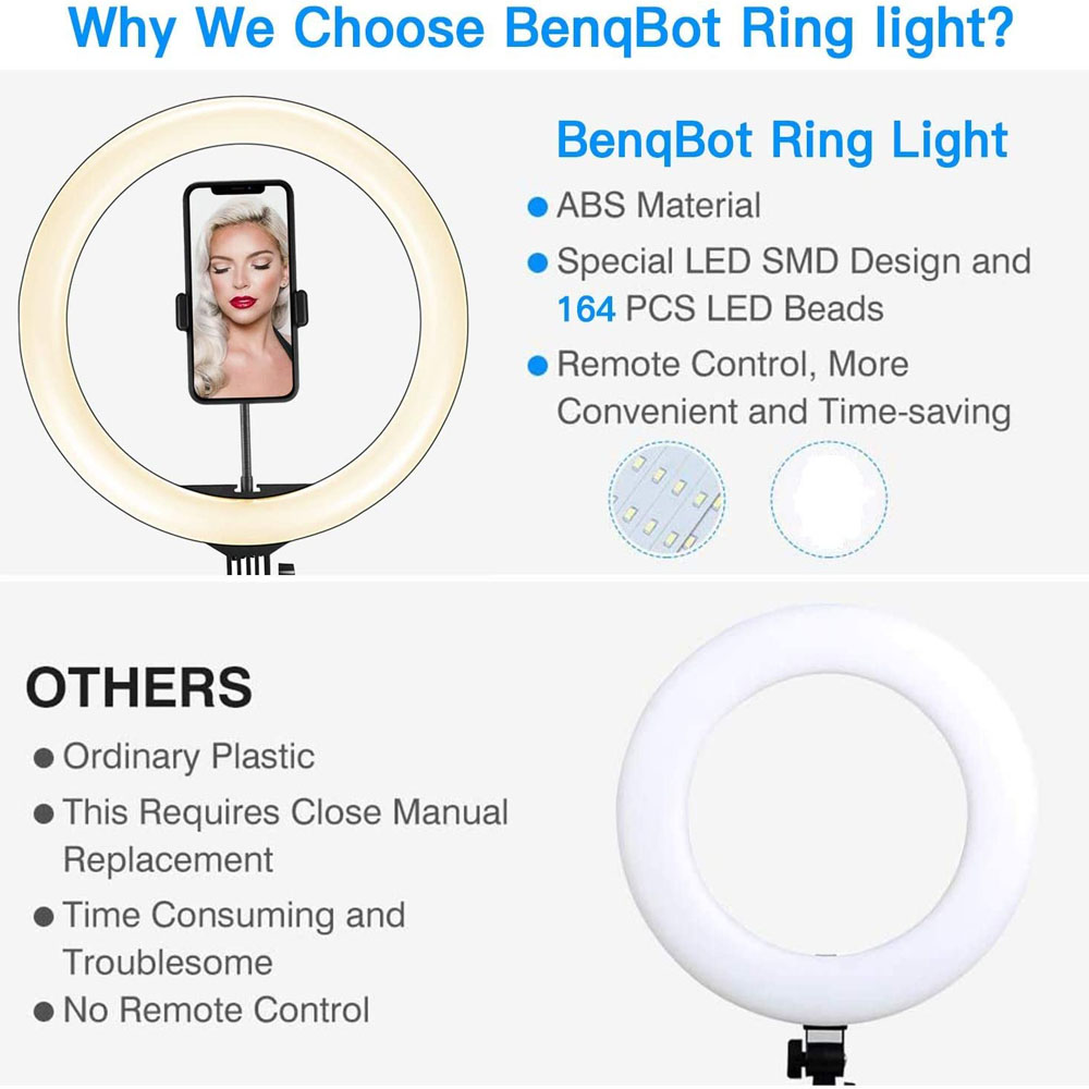 Lampu Ring LED 26 33CM dengan  - Photography Lighting Overhead ulasan dan harga