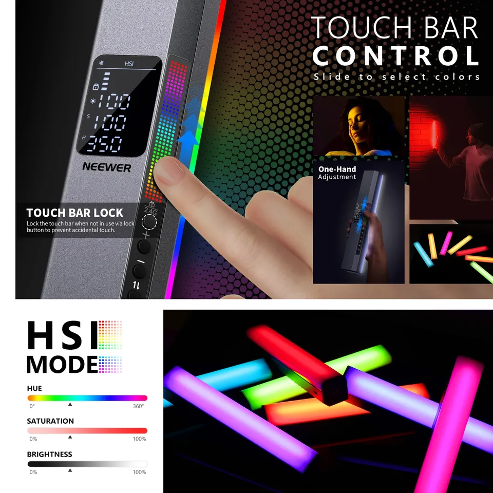 Lampu Tongkat Fotografi NEEWER - Photography Lighting App ulasan dan harga