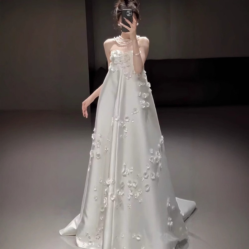 Gaun Pengantin Satin Tanpa Tal - Photography Lighting Basics ulasan dan harga