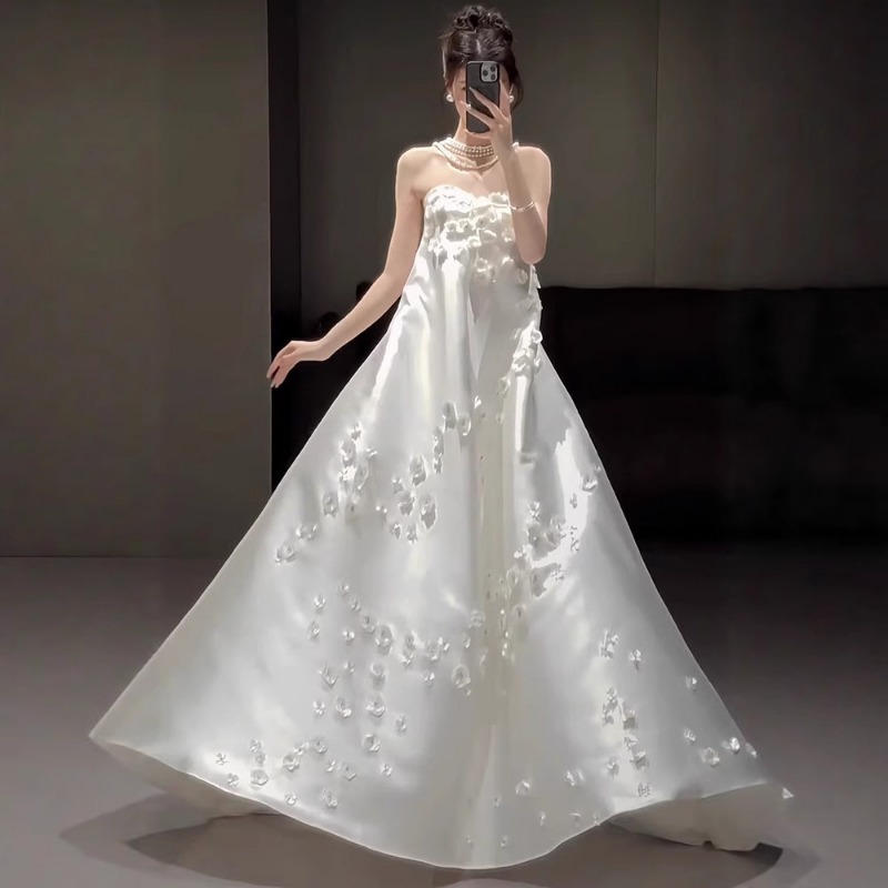 Gaun Pengantin Satin Tanpa Tal - Photography Lighting Basics ulasan dan harga